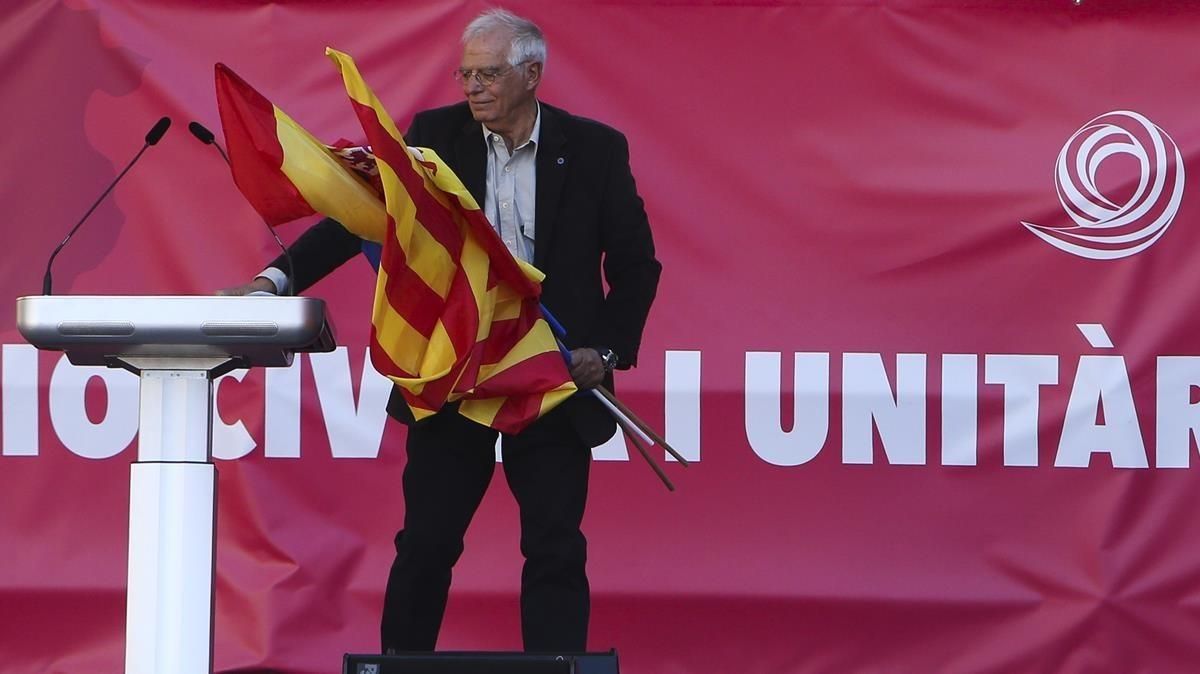 El exministro y expresidente del Parlamento Europeo, Josep Borrell. El exministro y expresidente del Parlamento Europeo, Josep Borrell.