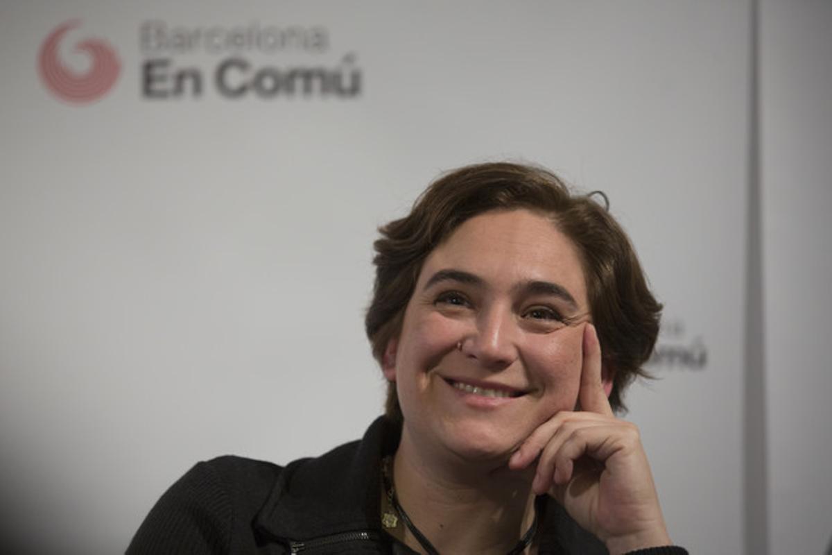 Ada Colau, el pasado 10 de febrero. Ada Colau, el pasado 10 de febrero.