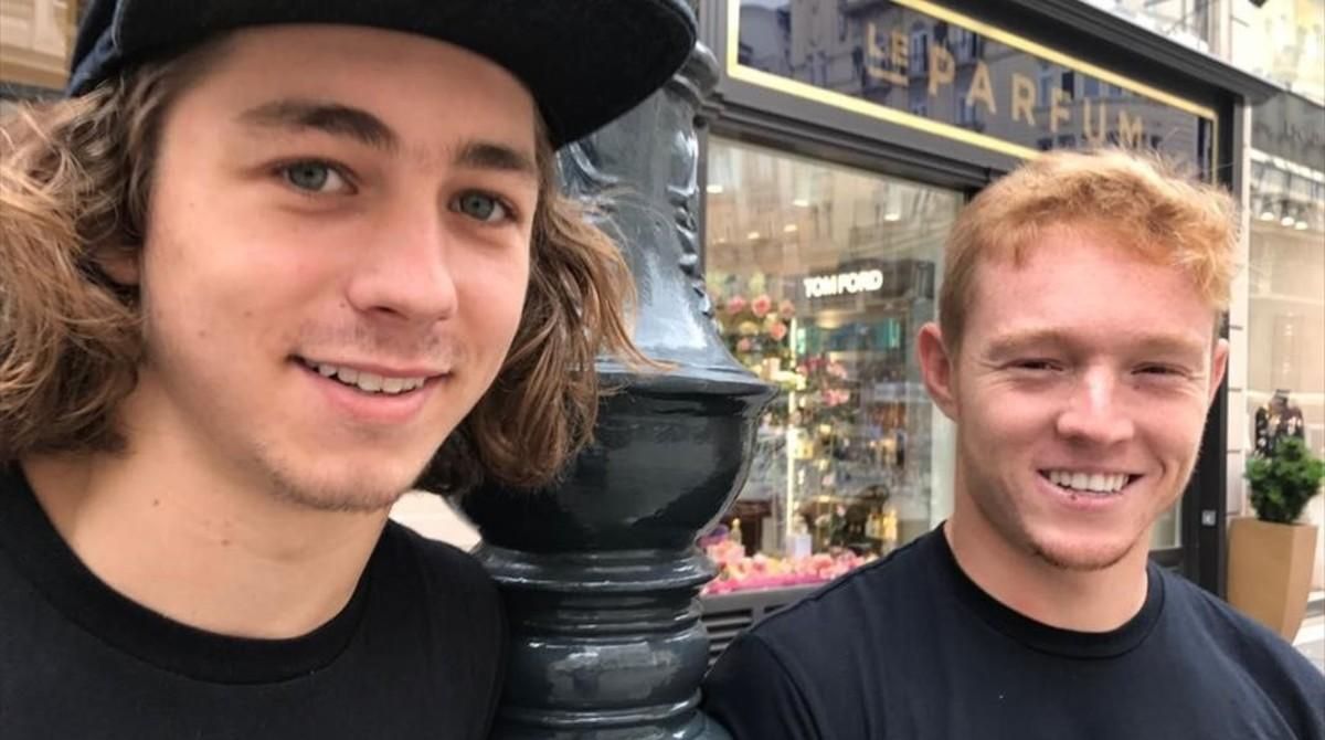 Remy Gardner, de 19 años, y Dakota Mamola, de 22, juntos en el Red Bull Ring, de Spielberg (Austria). Remy Gardner, de 19 años, y Dakota Mamola, de 22, juntos en el Red Bull Ring, de Spielberg (Austria).