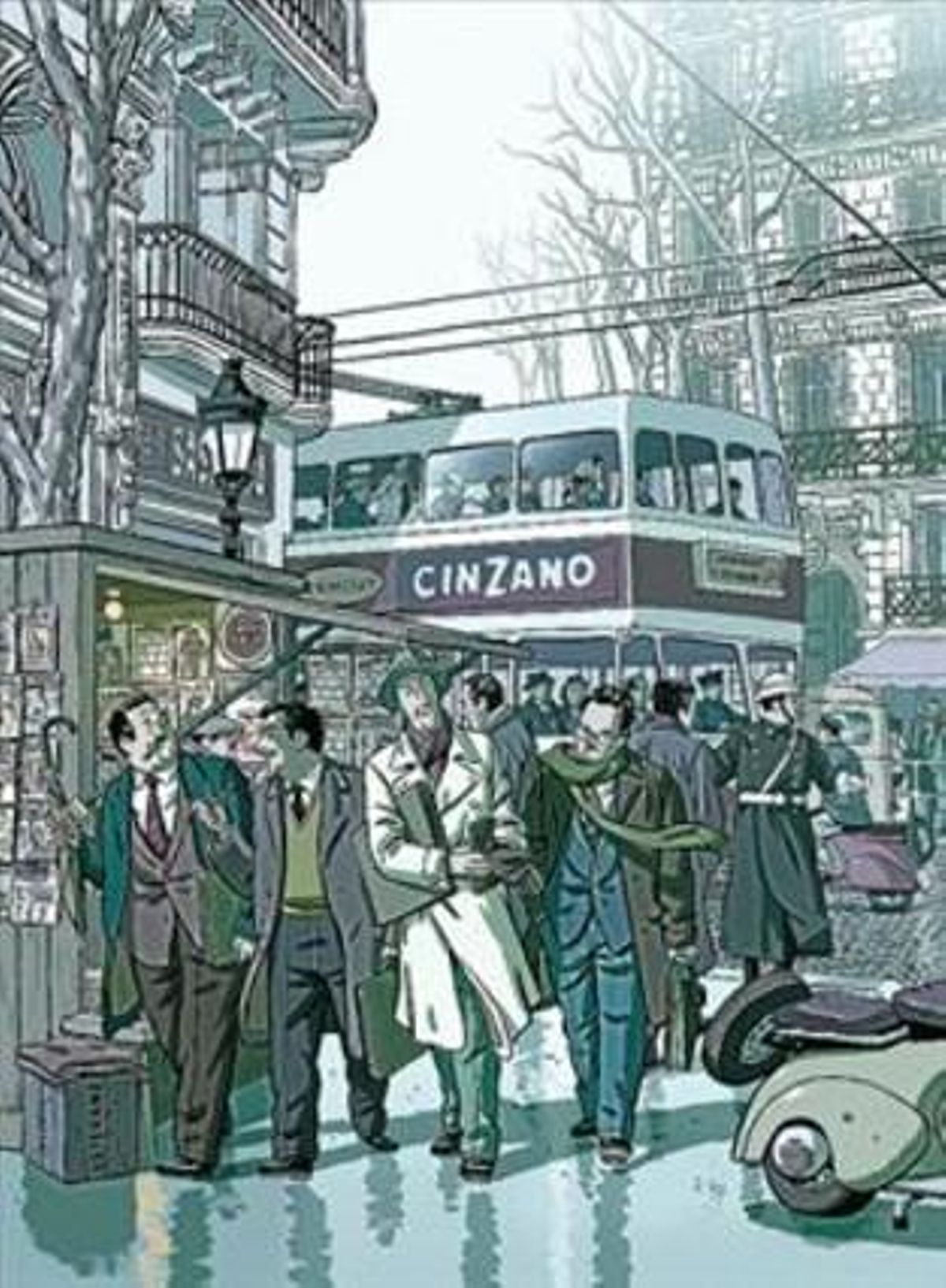 EL INVIERNO DEL DIBUJANTE 3Paco Roca vuelve a cautivar al Salón del Cómic con esta obra en la que rescata a los míticos historietistas de Bruguera a la vez que retrata la gris España franquista de los 50. EL INVIERNO DEL DIBUJANTE 3Paco Roca vuelve a cautivar al Salón del Cómic con esta obra en la que rescata a los míticos historietistas de Bruguera a la vez que retrata la gris España franquista de los 50.