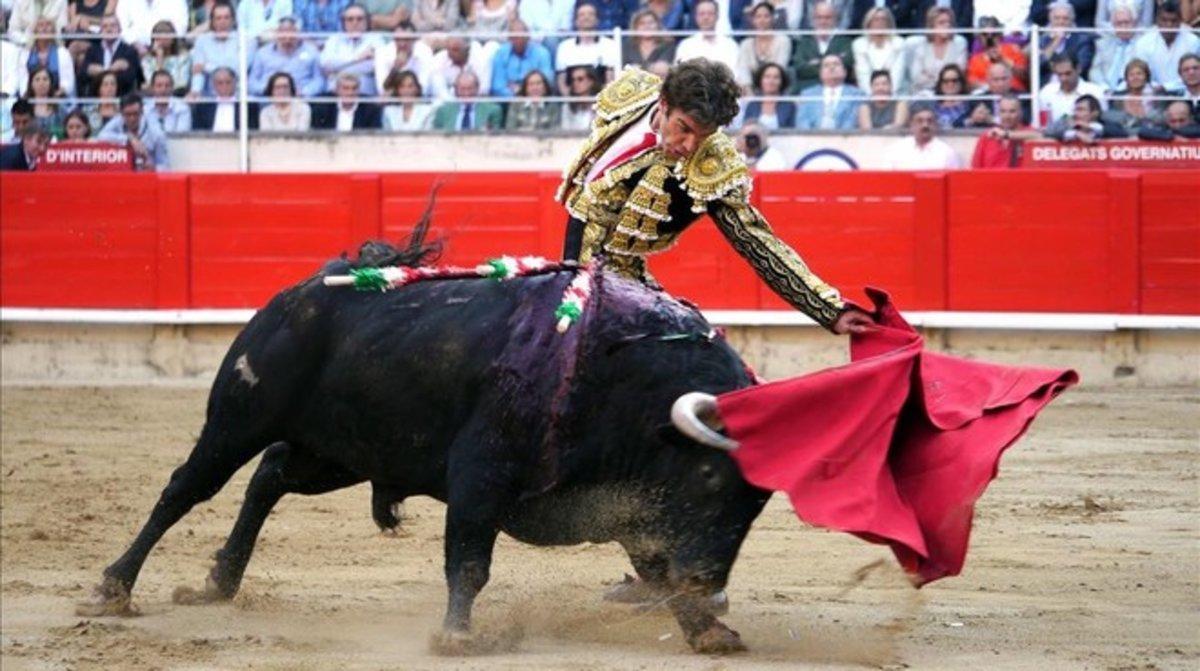 Imagen de archivo de una corrida de toros. 