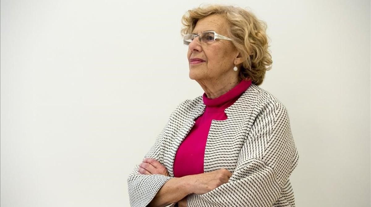 La alcaldesa de Madrid, Manuela Carmena. La alcaldesa de Madrid, Manuela Carmena.