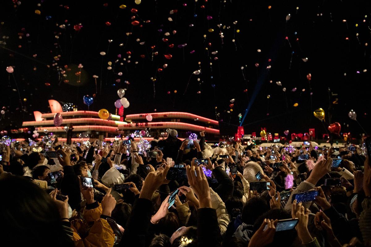 Celebración del Año Nuevo en Wuhan