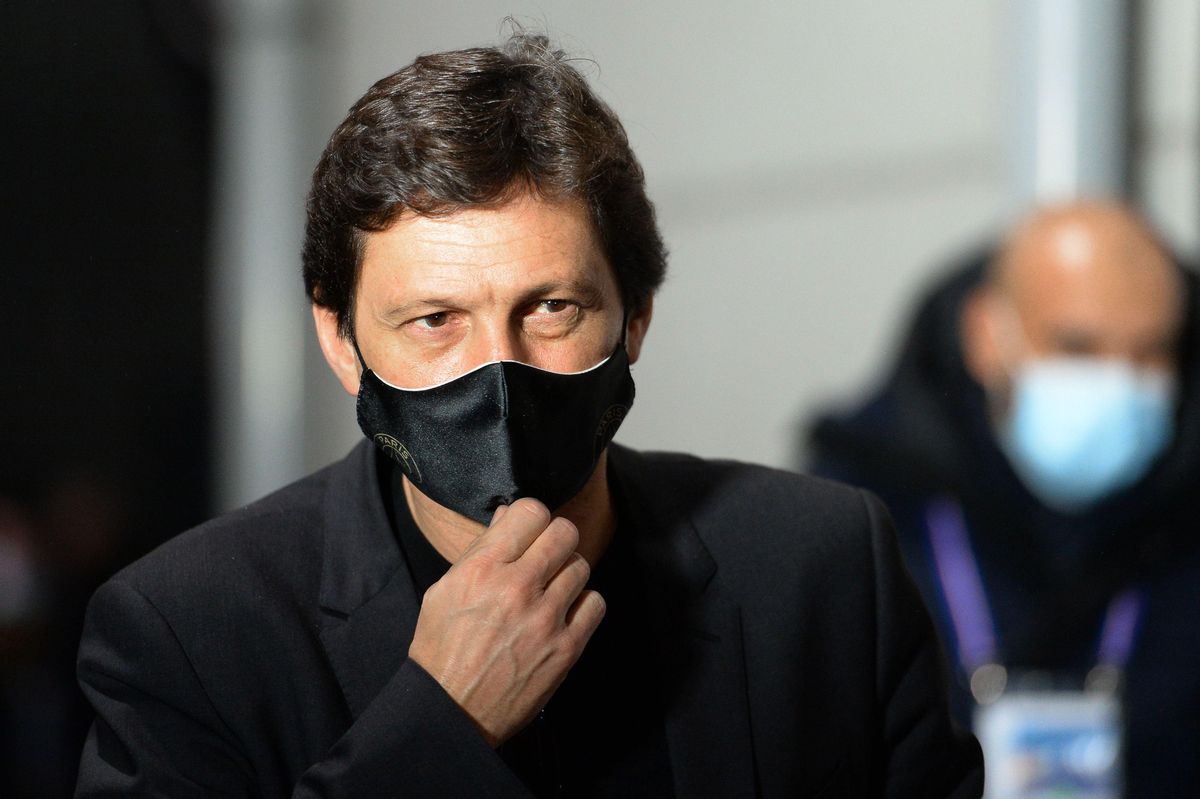 Leonardo, antes del duelo con el Angers Leonardo, antes del duelo con el Angers