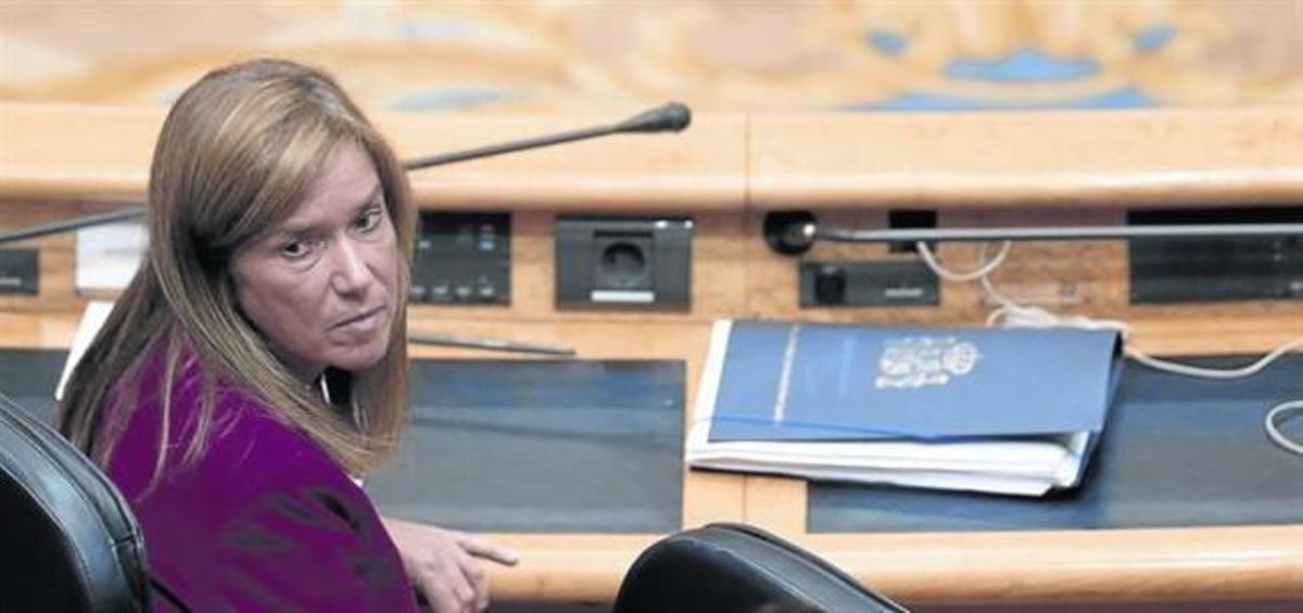 La exministra de Sanidad Ana Mato, durante una comparecencia en el Senado, en octubre pasado. La exministra de Sanidad Ana Mato, durante una comparecencia en el Senado, en octubre pasado.