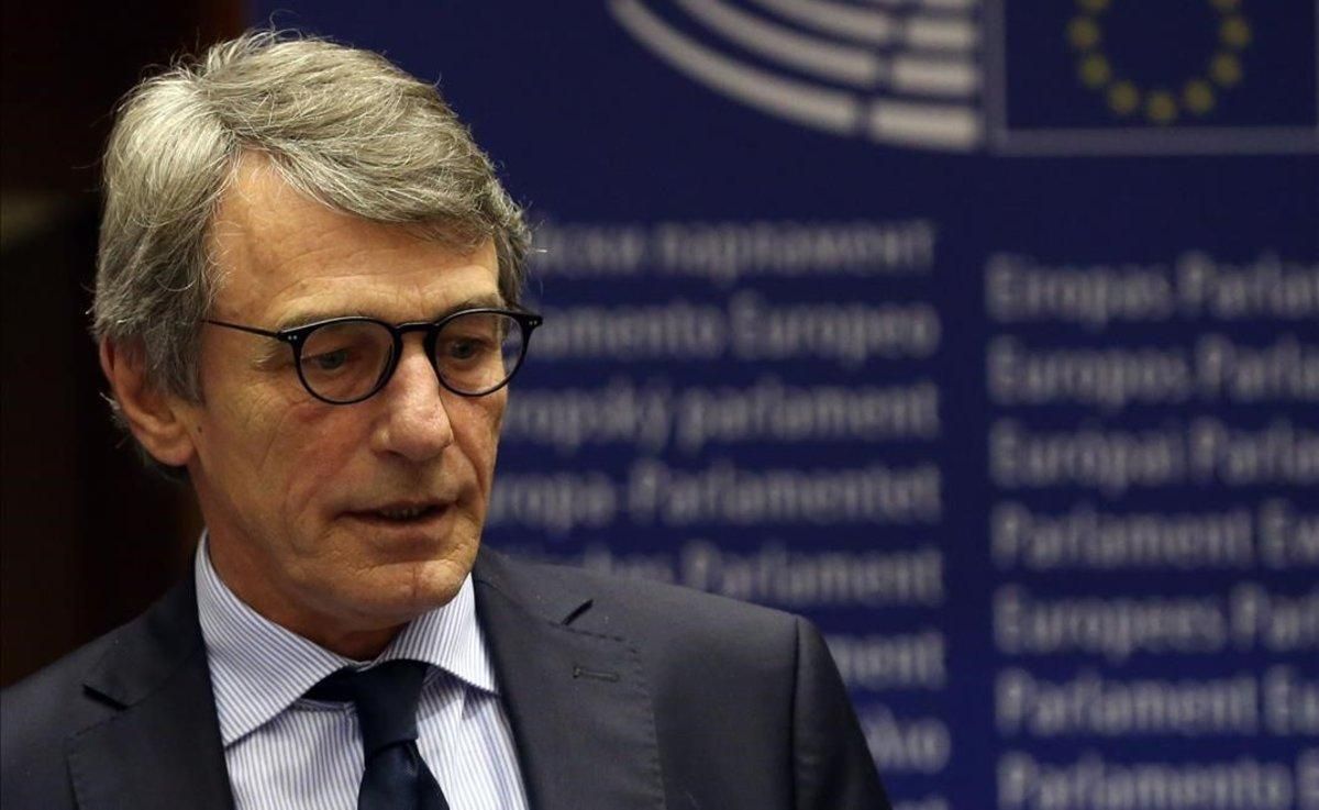El presidente del Parlamento Europeo, David Sassoli. El presidente del Parlamento Europeo, David Sassoli.
