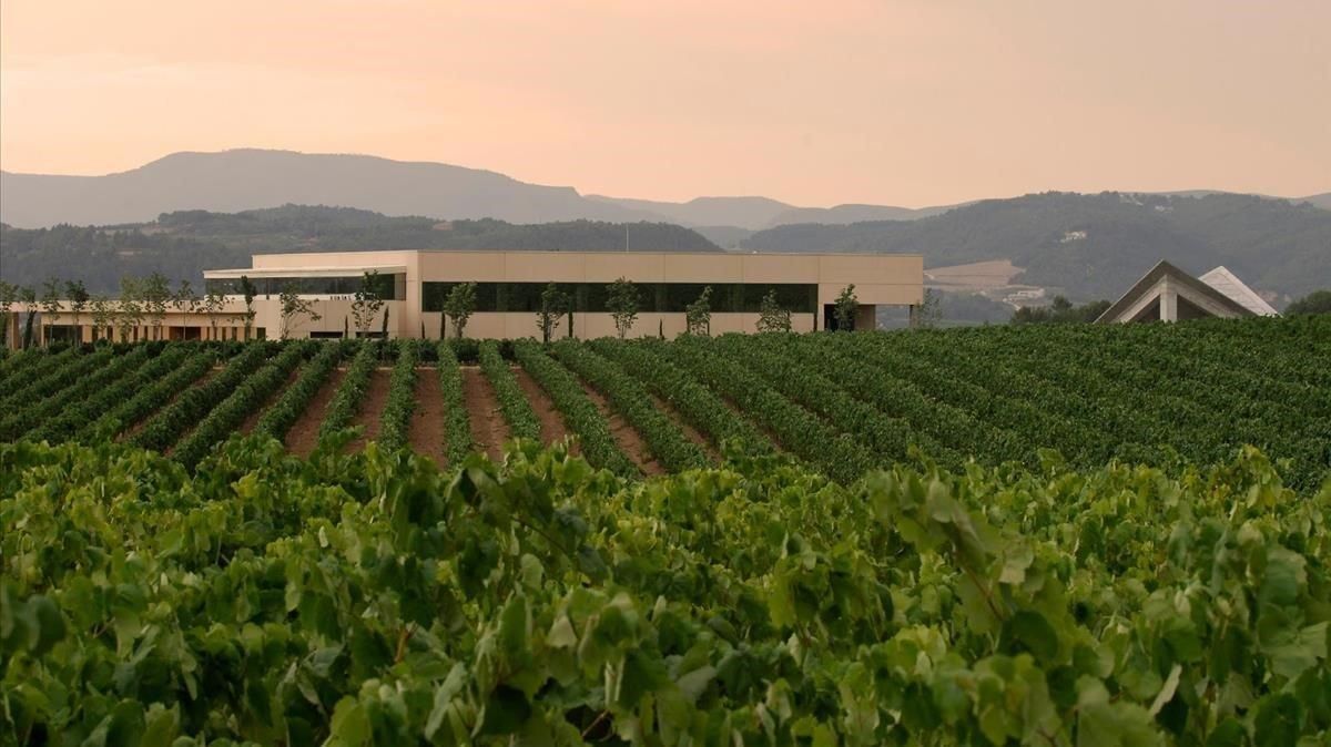 Vista panorámica de las bodegas Vilarnau, en Sant Sadurní d’Anoia. Vista panorámica de las bodegas Vilarnau, en Sant Sadurní d’Anoia.