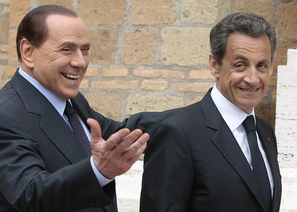 Sarkozy y Berlusconi revisarán el tratado de Schengen