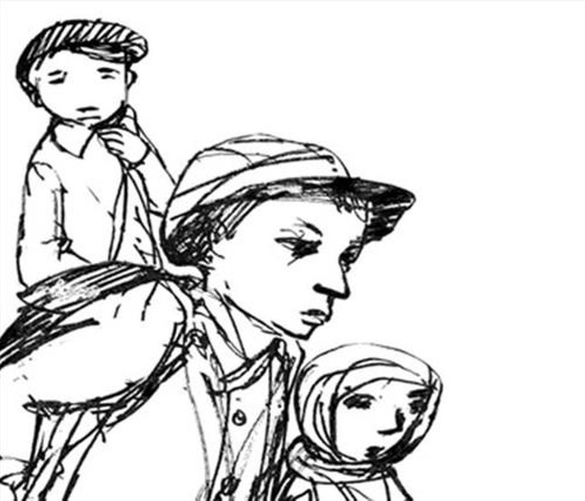 Ilustración de Carme Solé Vendrell en ’La cruzada de los niños’. Ilustración de Carme Solé Vendrell en ’La cruzada de los niños’.