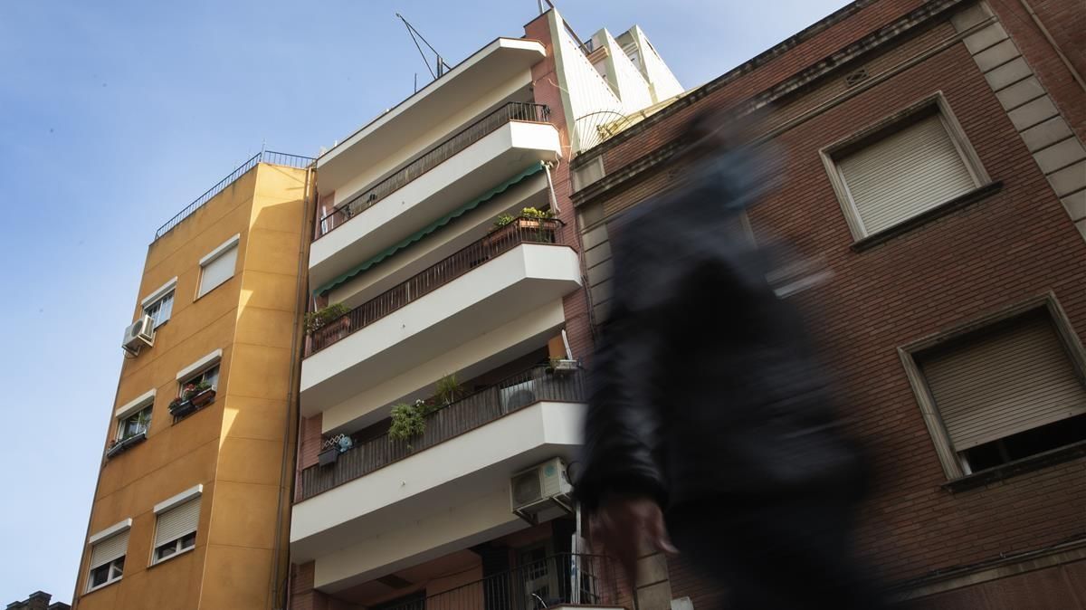 El edificio de la ronsa de la Torrassa donde se realoizó el desahucio El edificio de la ronsa de la Torrassa donde se realoizó el desahucio