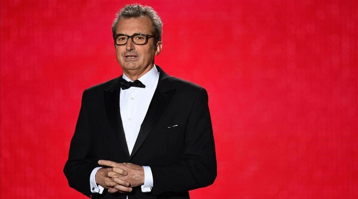 Mariano Barroso, durante la gala de los Premios Goya 2020. Mariano Barroso, durante la gala de los Premios Goya 2020.