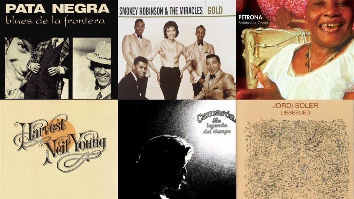 Algunas de las portadas de los discos elegidos. Algunas de las portadas de los discos elegidos.