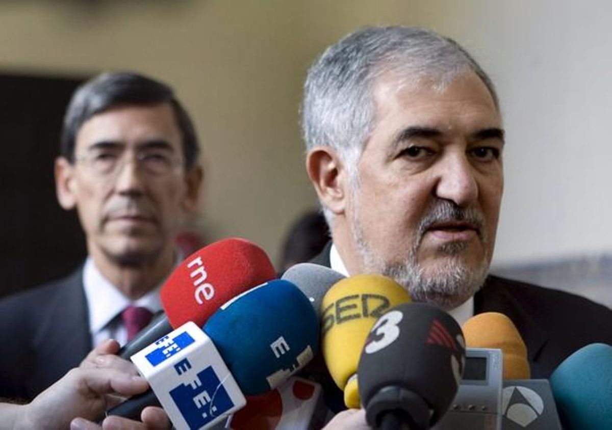 El fiscal general del Estado, Cándido Conde-Pumpido, hoy, en Zaragoza. El fiscal general del Estado, Cándido Conde-Pumpido, hoy, en Zaragoza.