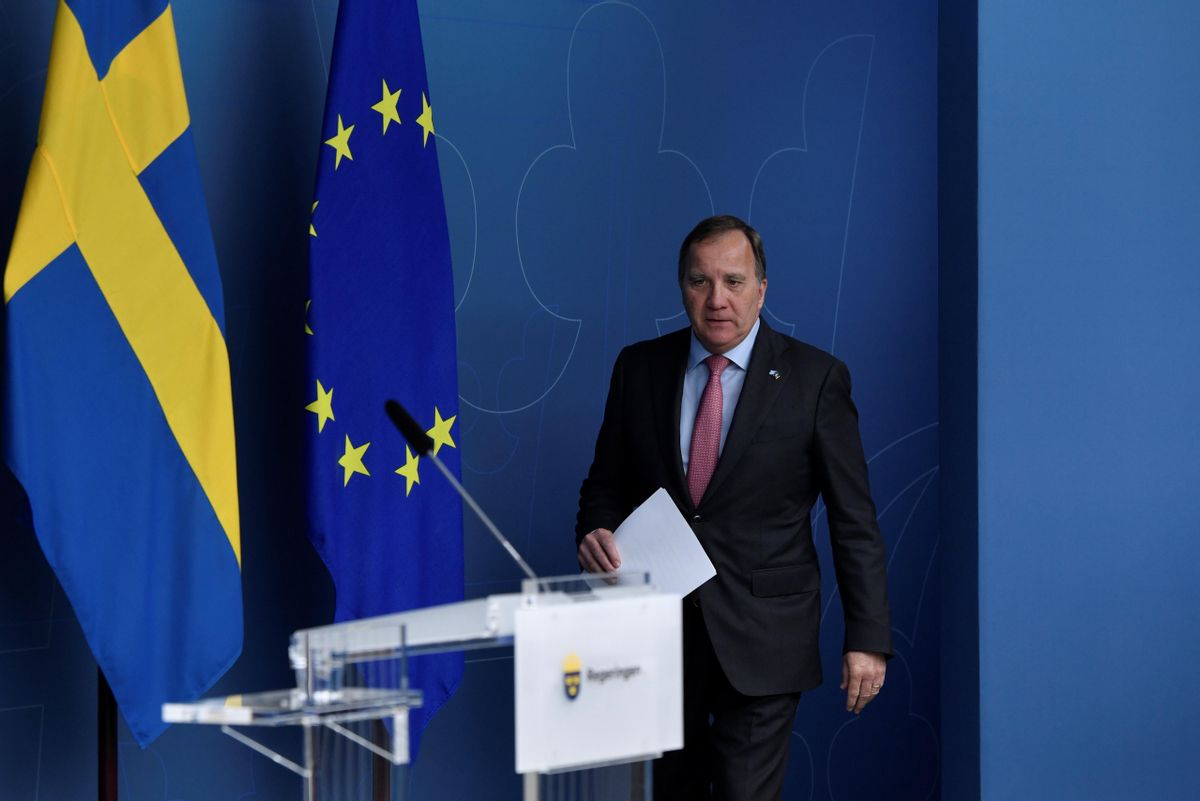 El exprimer ministro sueco, Stefan Lofven, este lunes. El exprimer ministro sueco, Stefan Lofven, este lunes.
