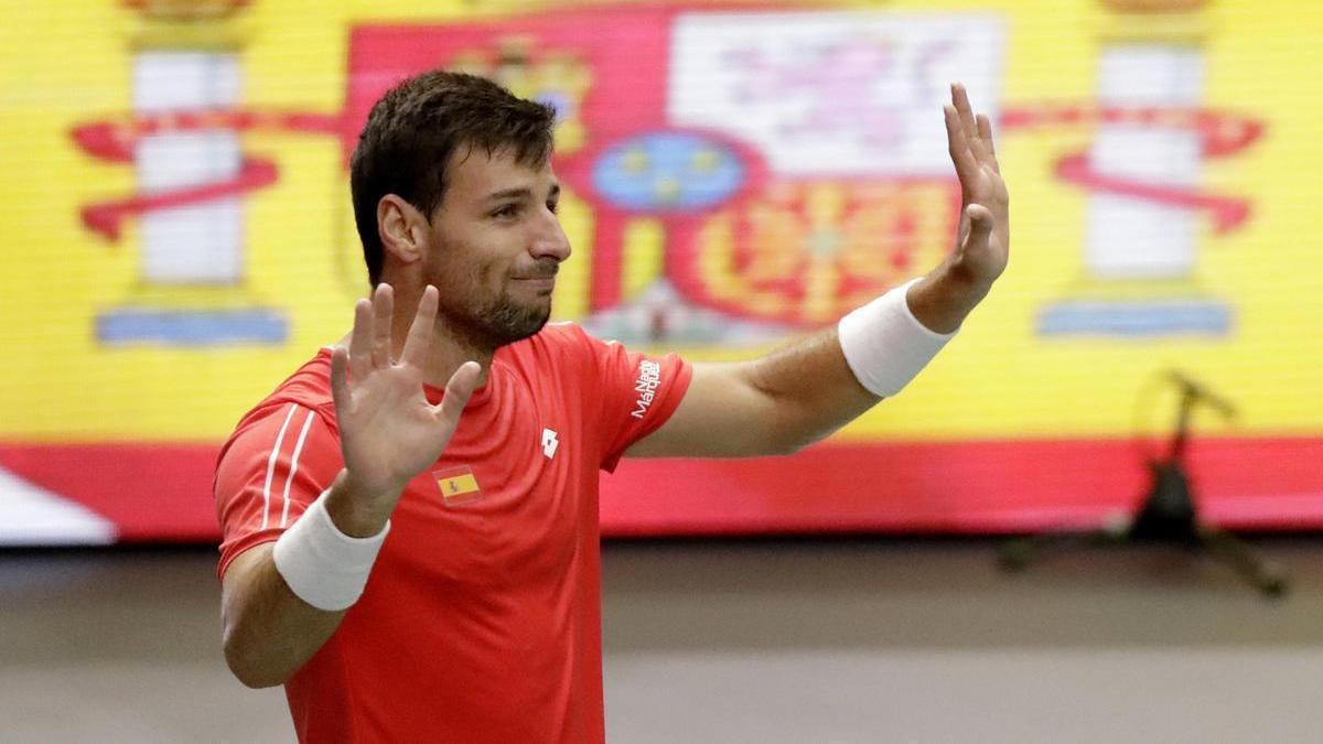 Zapata and Davidovich give Spain the first victory in the Davis Cup