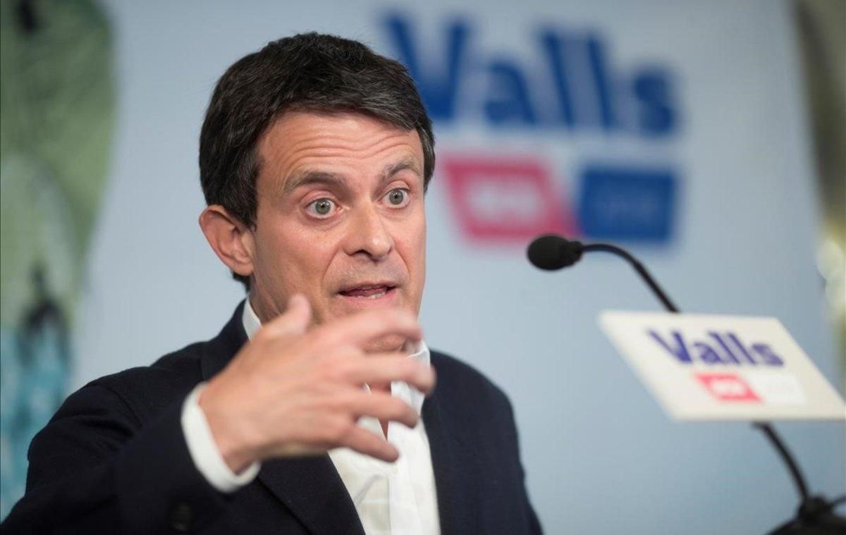 Manuel Valls, en rueda de prensa, el pasado 29 de mayo. Manuel Valls, en rueda de prensa, el pasado 29 de mayo.
