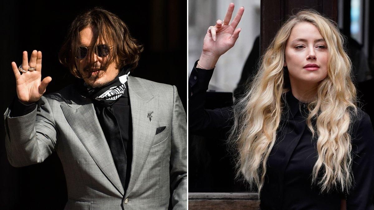 Johnny Deppy y Amber Heard, a su llegada, este martes, a la Alta Corte de Londres. Johnny Deppy y Amber Heard, a su llegada, este martes, a la Alta Corte de Londres.