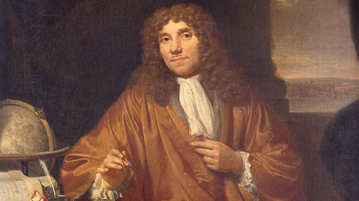 Retrato de Van Leeuwenhoek realizado por Jan Verkolje.