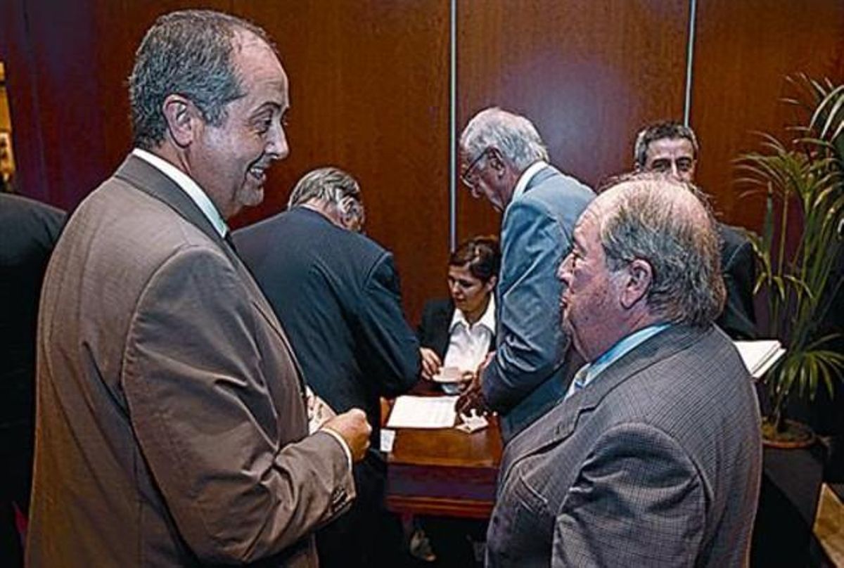 Los dirigentes de CDC Felip Puig y Lluís Prenafeta, en una imagen de archivo. Los dirigentes de CDC Felip Puig y Lluís Prenafeta, en una imagen de archivo.
