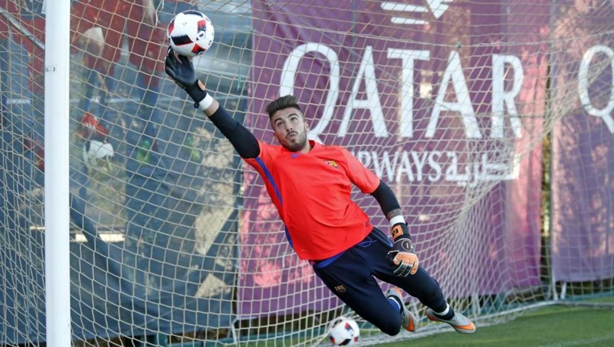 José Aurelio Suárez, en un entrenamiento del Barça. José Aurelio Suárez, en un entrenamiento del Barça.