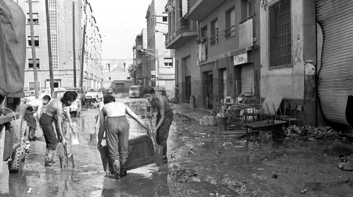 Las inundaciones de 1971 en Cornellà.