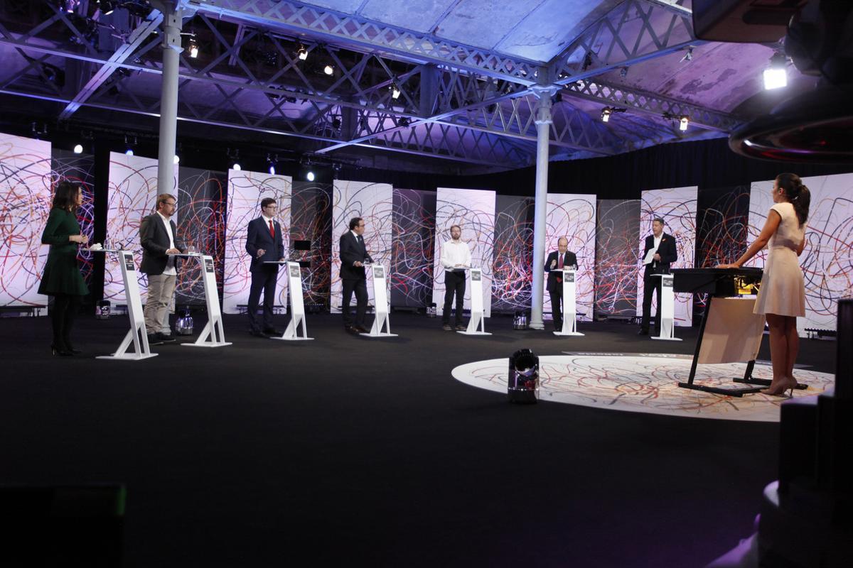 Imagen del debate electoral de La Sexta. 