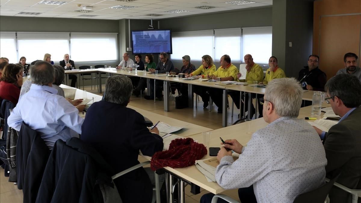 Comitè d’Anàlisi i Seguiment de Malalties Transmissibles Emergents d’Alt Risc en la Agància de Salut Pública de Catalunya (Aspcat), este lunes. Comitè d’Anàlisi i Seguiment de Malalties Transmissibles Emergents d’Alt Risc en la Agància de Salut Pública de Catalunya (Aspcat), este lunes.