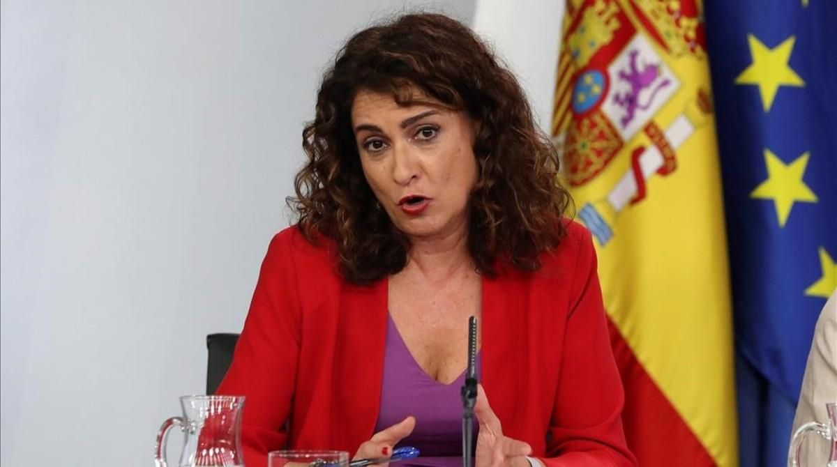 La ministra de Hacienda, María Jesús Montero. La ministra de Hacienda, María Jesús Montero.