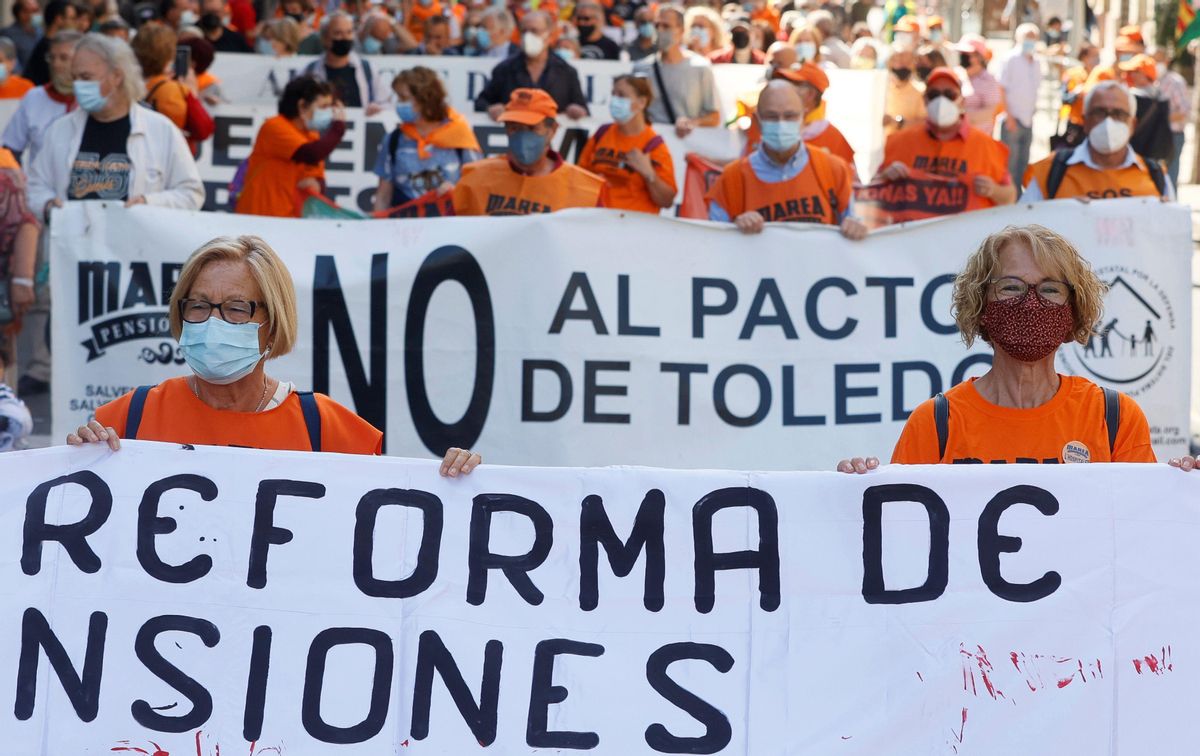 Protesta de la Marea de Pensionistas convocada a finales de junio en Barcelona. Protesta de la Marea de Pensionistas convocada a finales de junio en Barcelona.