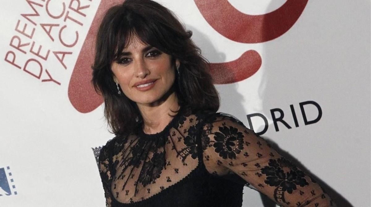 Penélope Cruz, la semana pasada, en los premios de la Unión de Actores y Actrices. Penélope Cruz, la semana pasada, en los premios de la Unión de Actores y Actrices.