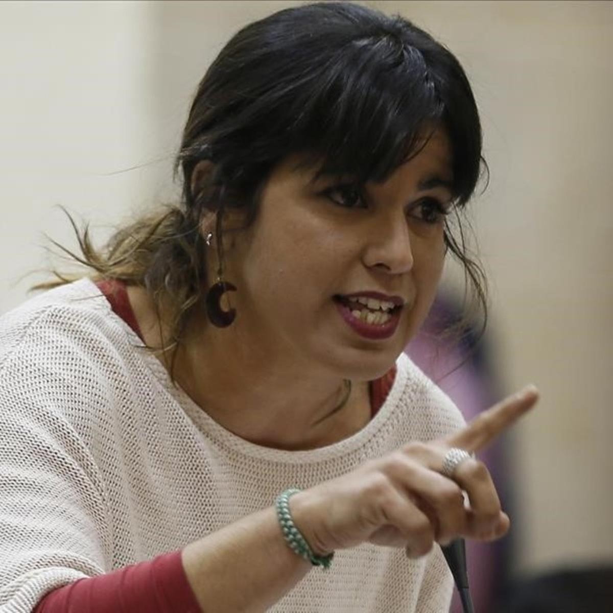 La coordinadora de Podemos en Andalucía, Teresa Rodríguez.