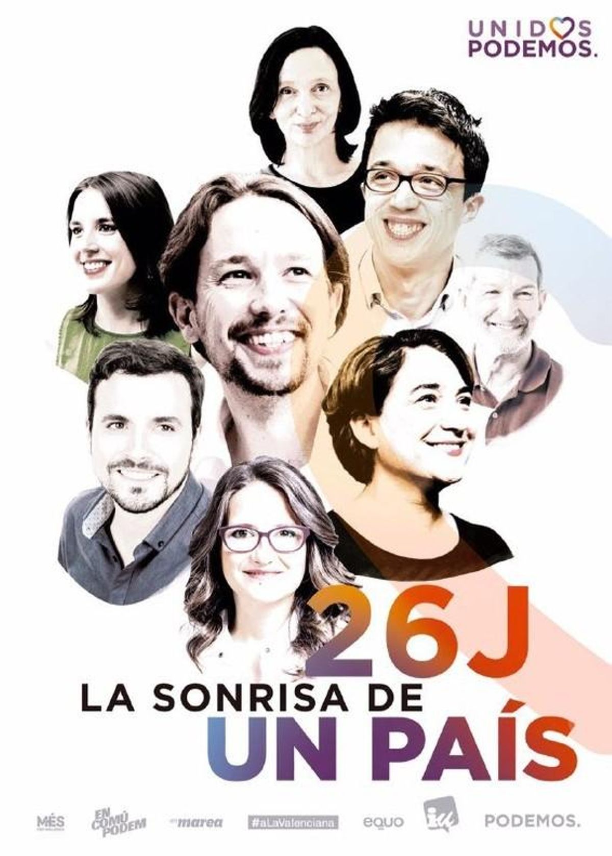 Cartel de Unidos Podemos. Cartel de Unidos Podemos.