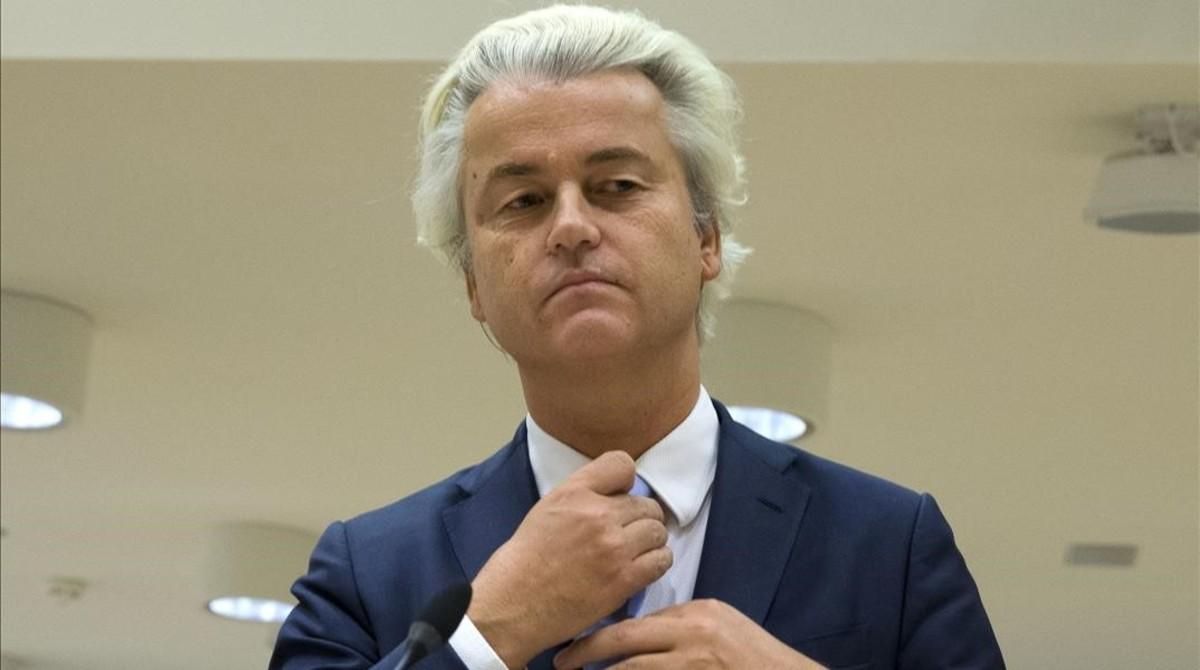 Geert Wilders ante el tribunal. Geert Wilders ante el tribunal.