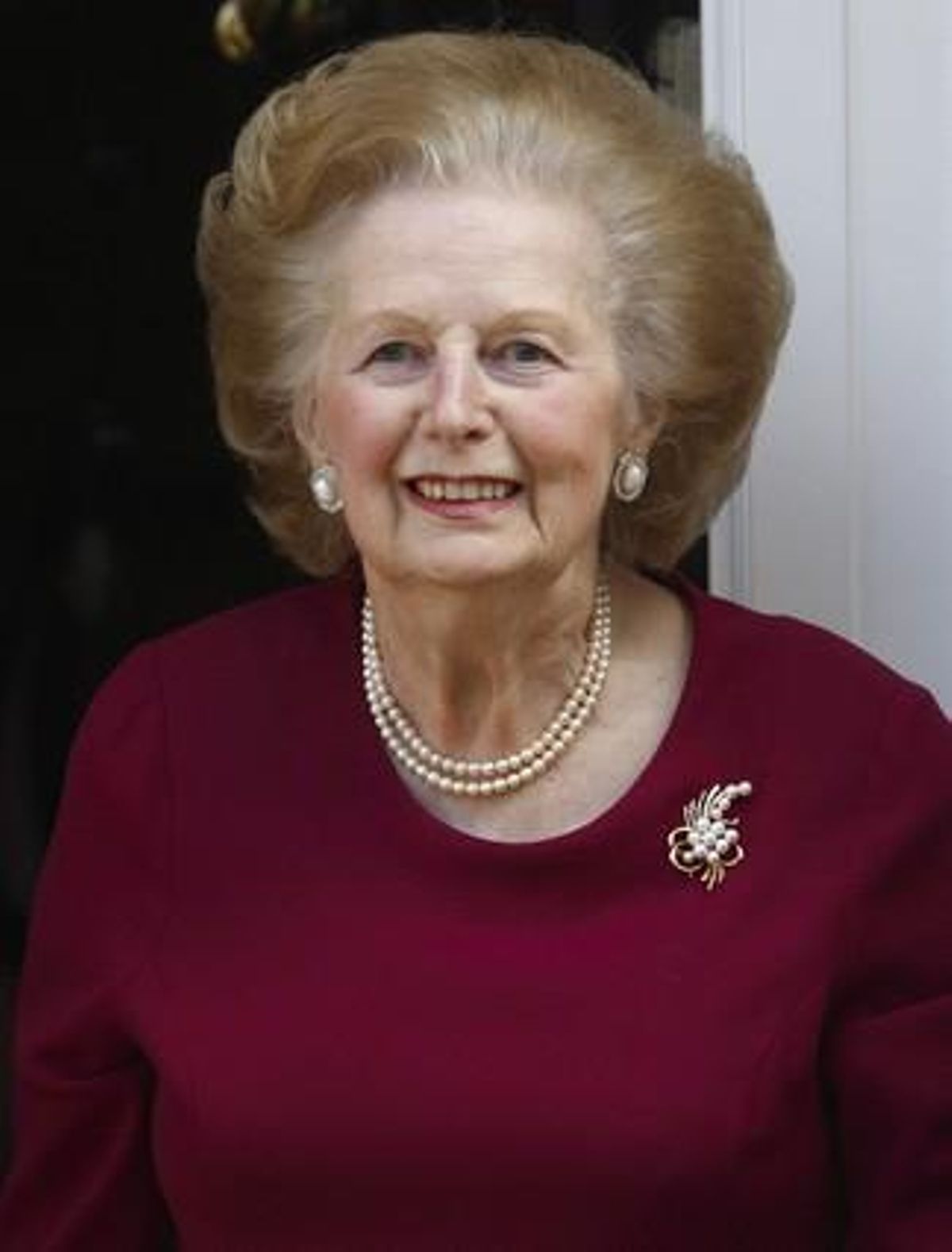 La ex primera británica Margaret Thatcher, en el 2010. La ex primera británica Margaret Thatcher, en el 2010.