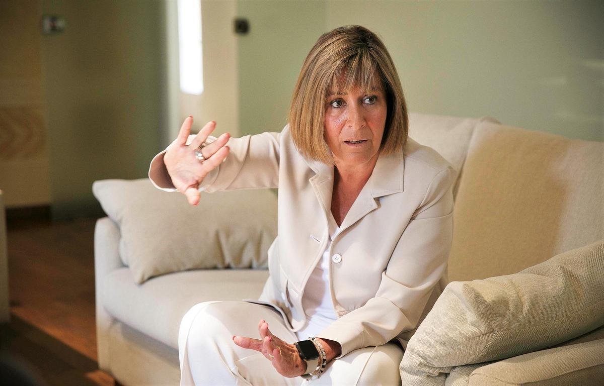 Núria Marín, alcaldesa de L’Hospitalet y candidata del PSC a las municipales, en una entrevista con EL PERIÓDICO. Núria Marín, alcaldesa de L’Hospitalet y candidata del PSC a las municipales, en una entrevista con EL PERIÓDICO.