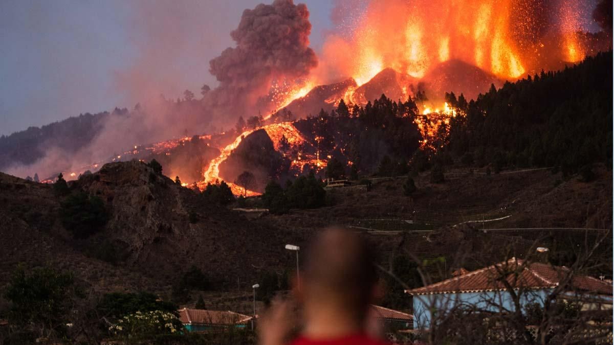 Erupción del volcán de La Palma. Erupción del volcán de La Palma.