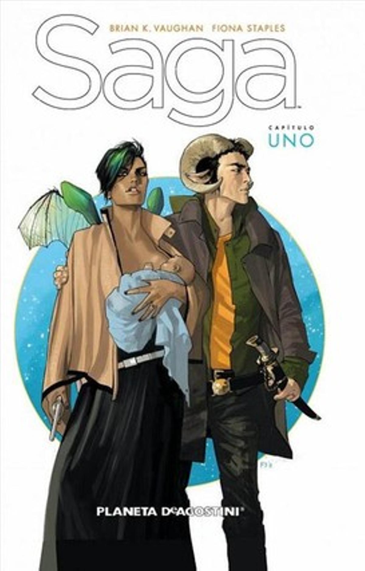 Portada de la primera de las cuatro entregas publicadas en España de la serie de ciencia ficción ’Saga’, premiada como Mejor obra extranjera.