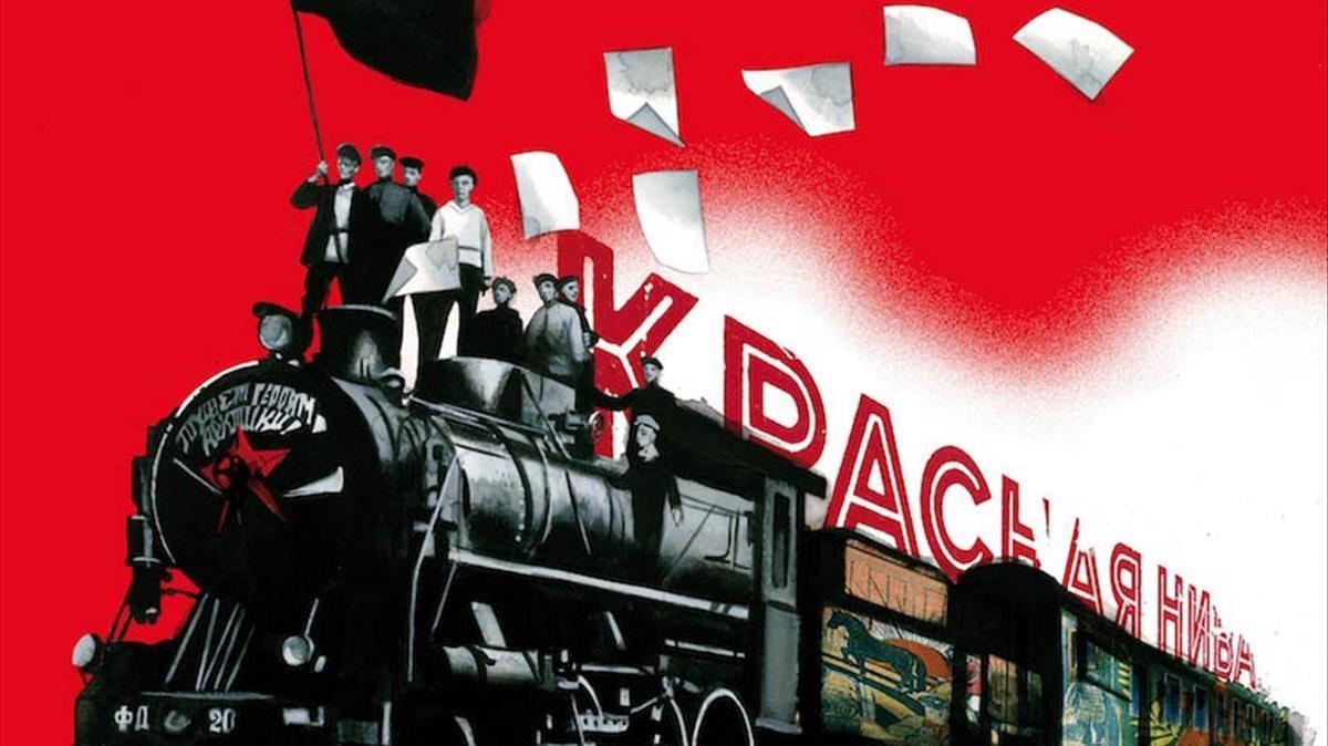 Ilustración de Fernando Vicente para ’Diez días que sacudieron el mundo’, la crónica de John Reed sobre la revolución rusa.  