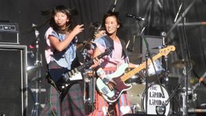 The Linda Lindas, este miércoles, en el Poble Español, en el aperitivo del Primavera Sound.