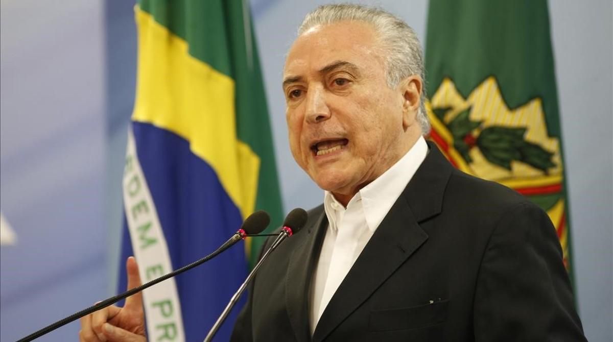 Temer demana al Suprem del Brasil que suspengui la investigació en contra seu Temer demana al Suprem del Brasil que suspengui la investigació en contra seu