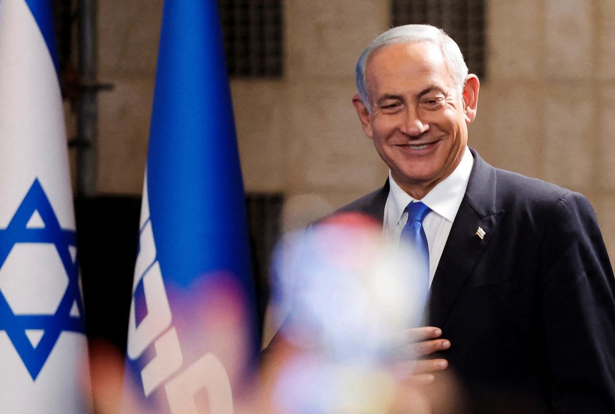El líder del Likud y candidato a dirigir el Gobierno de Israel, Binyamín Netanyahu.