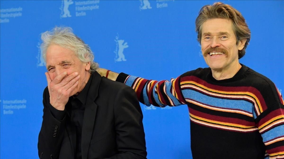 Abel Ferrara y Willem Dafoe, en Berlín este lunes. Abel Ferrara y Willem Dafoe, en Berlín este lunes.