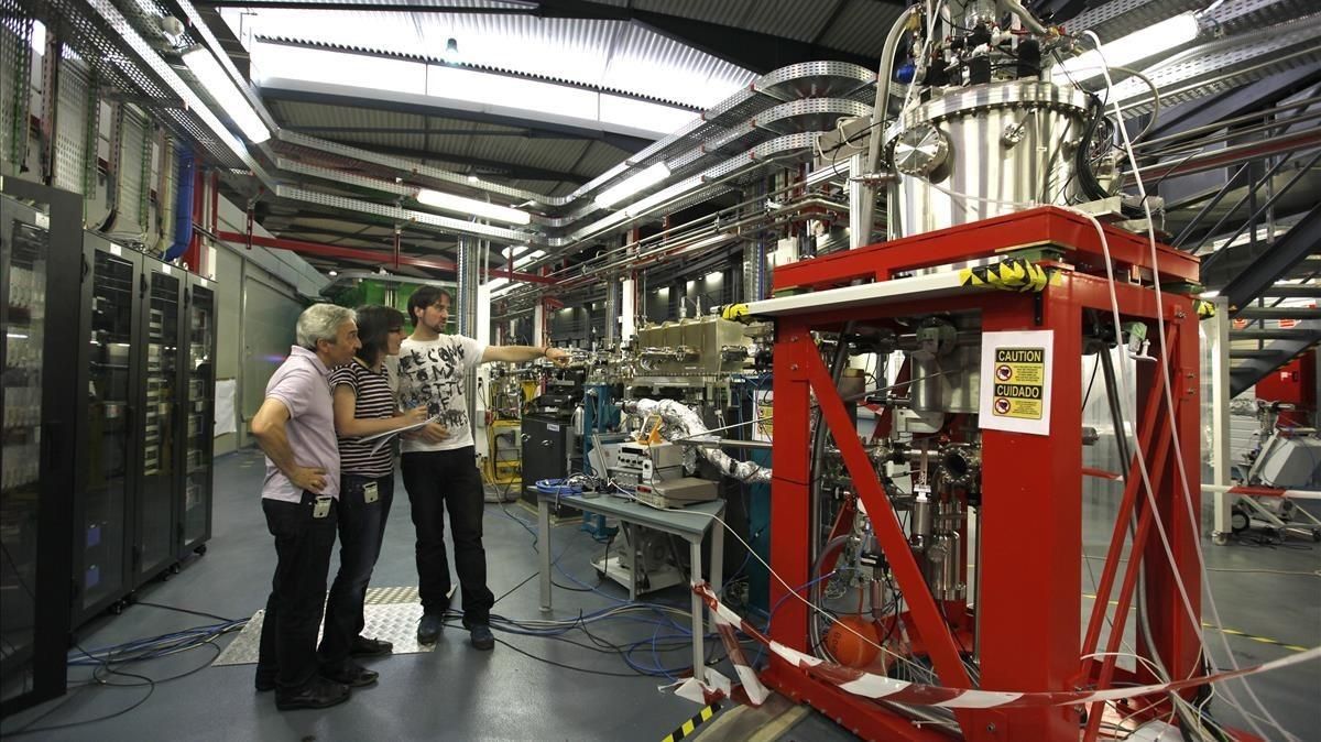 Vista interna del sincrotrón Alba, en el municipio de Cerdanyola del Vallès, una de las grandes instalaciones científicas de Catalunya. Vista interna del sincrotrón Alba, en el municipio de Cerdanyola del Vallès, una de las grandes instalaciones científicas de Catalunya.