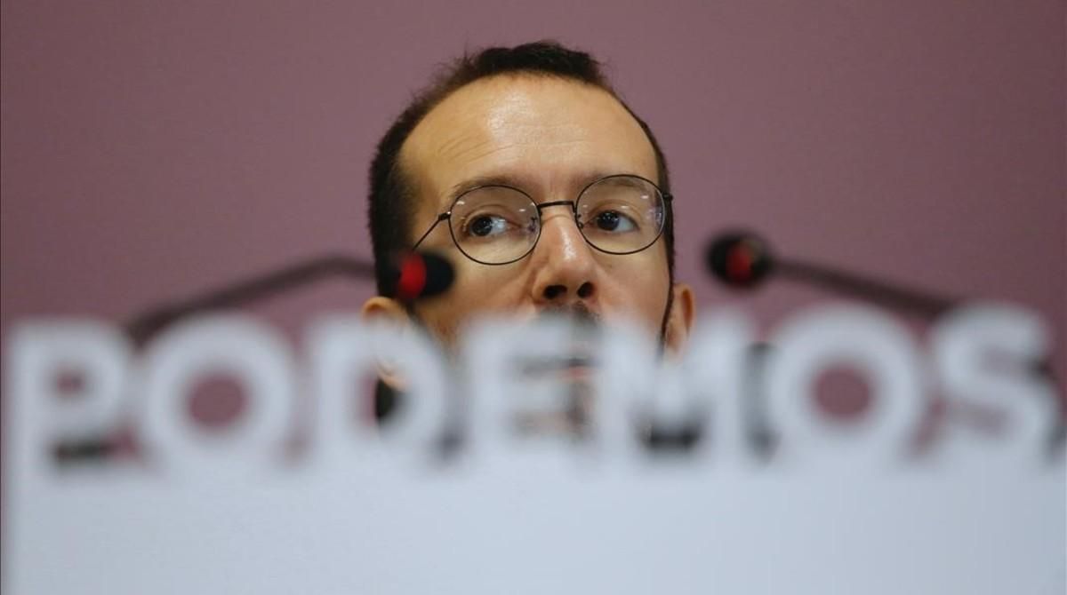 Pablo Echenique comparece en rueda de prensa tras la ejecutiva. Pablo Echenique comparece en rueda de prensa tras la ejecutiva.