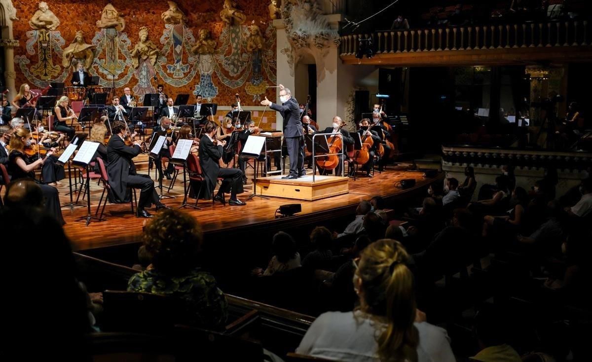 Recital de la Simfònica del Liceu en el Palau de la Música. Recital de la Simfònica del Liceu en el Palau de la Música.