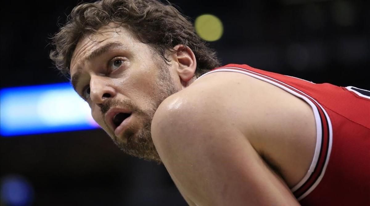 Pau Gasol durante un partido con los Bulls esta temporada. Pau Gasol durante un partido con los Bulls esta temporada.