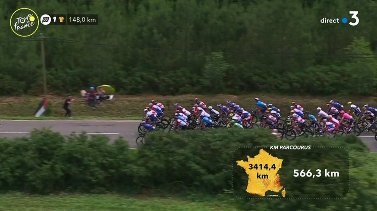 Los ciclistas, a ritmo tranquilo. Los ciclistas, a ritmo tranquilo.