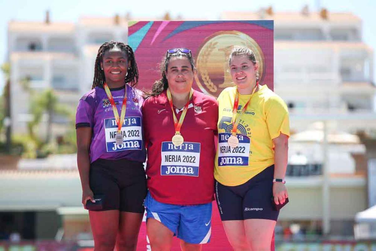 La atleta de Gavà Laura Redondo gana su cuarto título nacional en martillo, esta vez sin récord