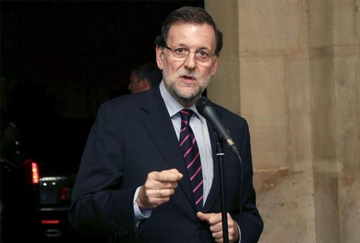 El presidente del Gobierno, Mariano Rajoy, en su comparecencia en París. El presidente del Gobierno, Mariano Rajoy, en su comparecencia en París.