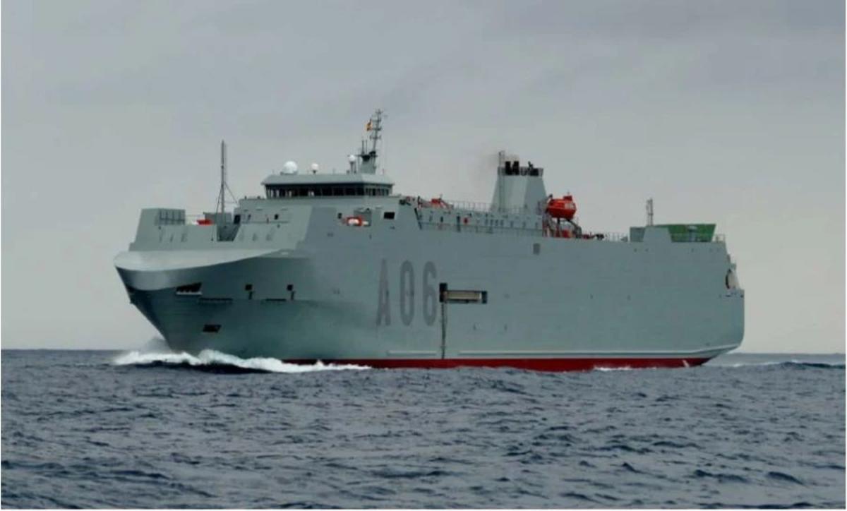 Ysabel: así es el buque en el que España envía armas a Ucrania